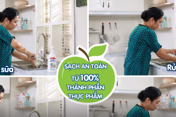 HƯỚNG DẪN SỦ DỤNG DUNG DỊCH SÚC RỬA BÌNH SỮA PIGEON